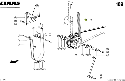 PASEK KLINOWY oryginał Claas 0006446851
