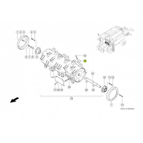 NAKŁADKA 0006631570 Claas oryginał 1