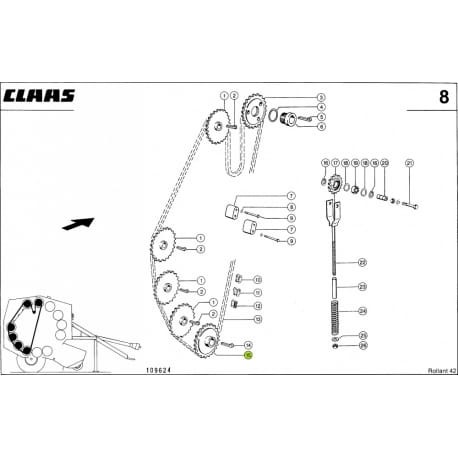 KOŁO Claas oryginał 0008221680