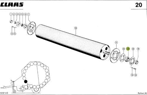 ŁOŻYSKO oryginał Claas 0002152560