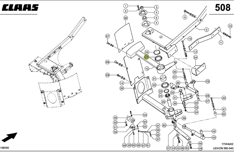 ŁOŻYSKO oryginał Claas 0002166530