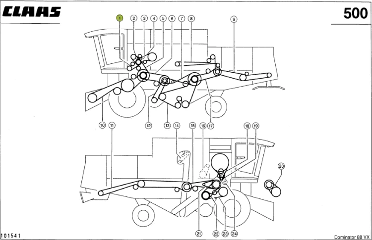 PASEK KLINOWY oryginał Claas 0005440480