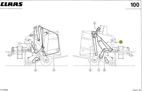 ŁAŃCUCH oryginał Claas 0008273430