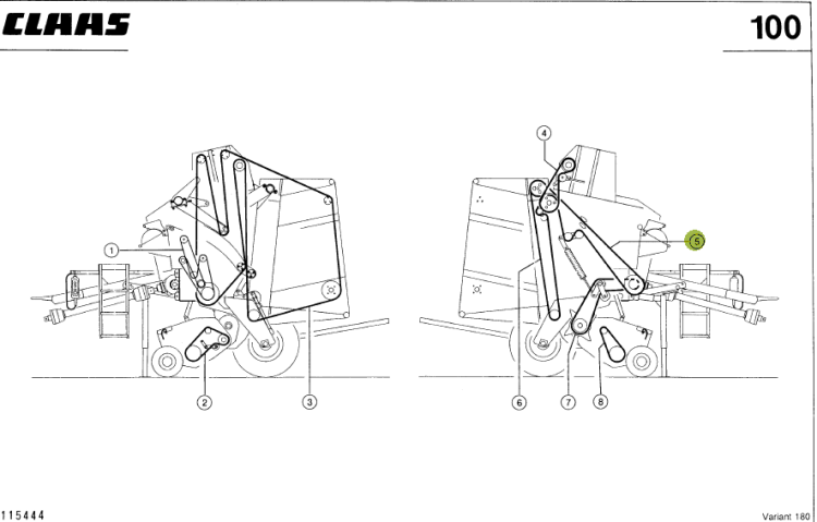 ŁAŃCUCH oryginał Claas 0008273430