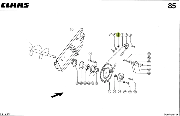 SPINKA oryginał Claas 0000028580