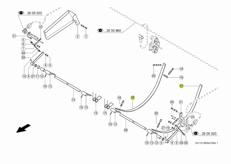 LISTWA A-C oryginał Claas 0006509000