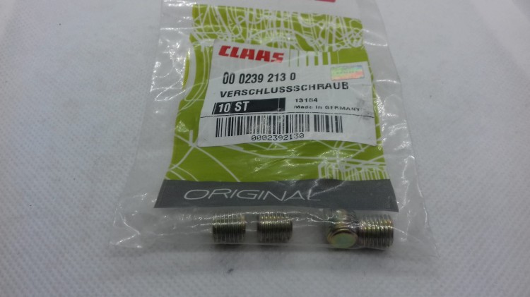 ŚRUBA ZAMYKAJĄCA oryginał Claas 0002392130