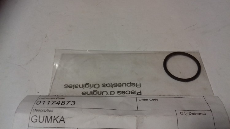 Gumka oryginał Deutz Fahr 01174873