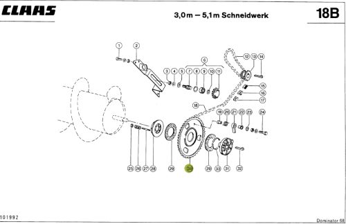 KOŁO oryginał Claas 0006701453