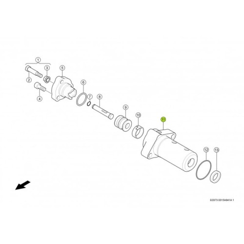 SEGMENT WŁĄCZANIA oryginał Claas 0001099051
