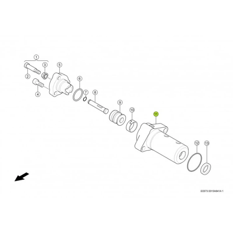 SEGMENT WŁĄCZANIA oryginał Claas 0001099051