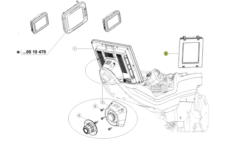 WYŚWIETLACZ ELEKTRYCZNY oryginał Claas 0026073590