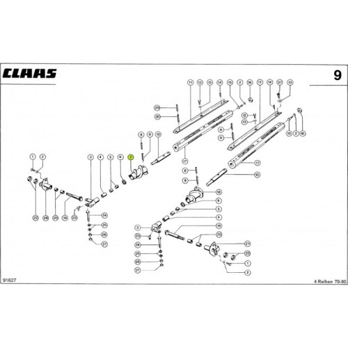 WALEC DO RYŻU.ŚLIMAK Prawy Claas 0006929330