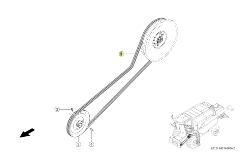 PASEK KLINOWY Claas 0006608511
