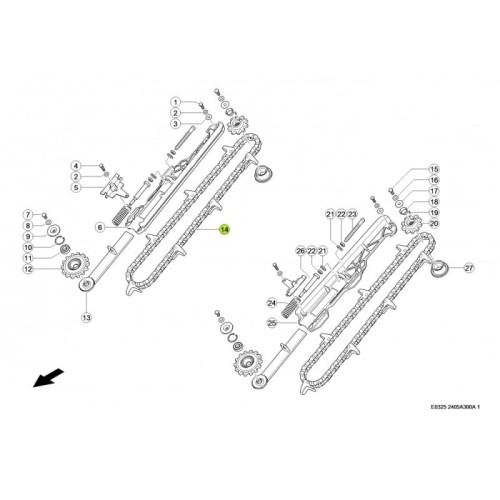 ŁAŃCUCH Claas oryginał 0009988521