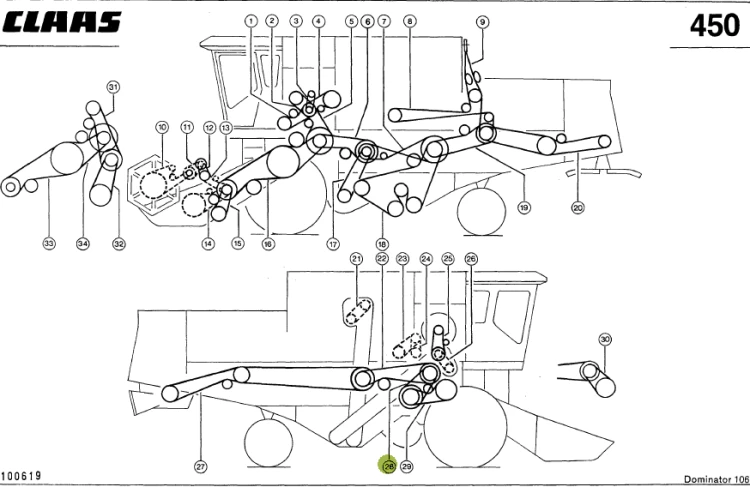 PASEK KLINOWY oryginał Claas 0001764750