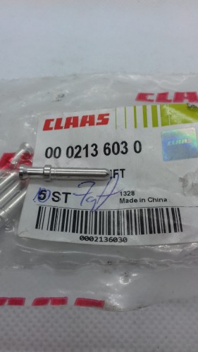 Końcówka - pin oryginał Claas 0002136030