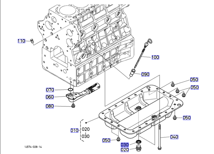 Uszczelka oryginal Kubota 1626596670