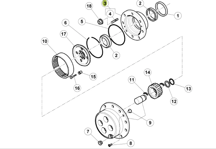 PIASTA oryginał Claas 6000105301