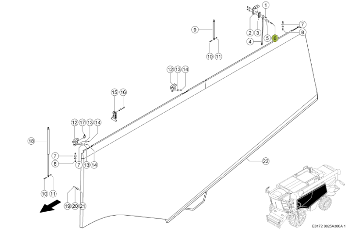 PIERŚCIEŃ Claas oryginał 0002373390
