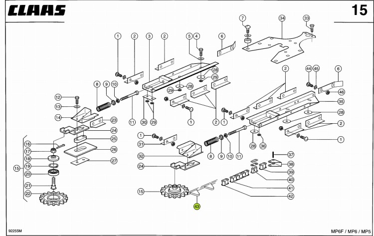ŁAŃCUCH oryginał Claas 0006921262